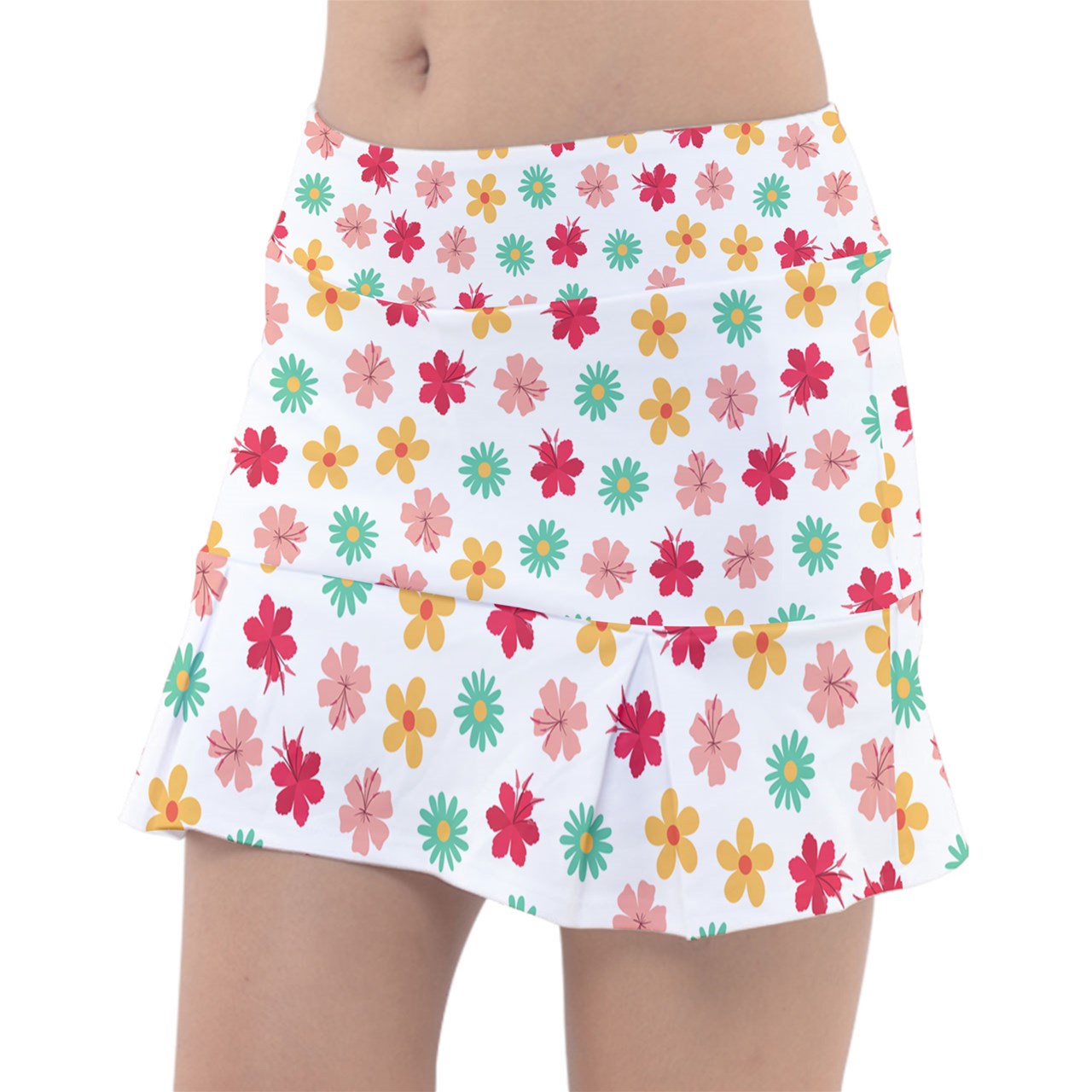 Dizzy Pickle Hannah Flowers Women's Pickleball Classic 15" Pickleball Skort with Inner Shorts