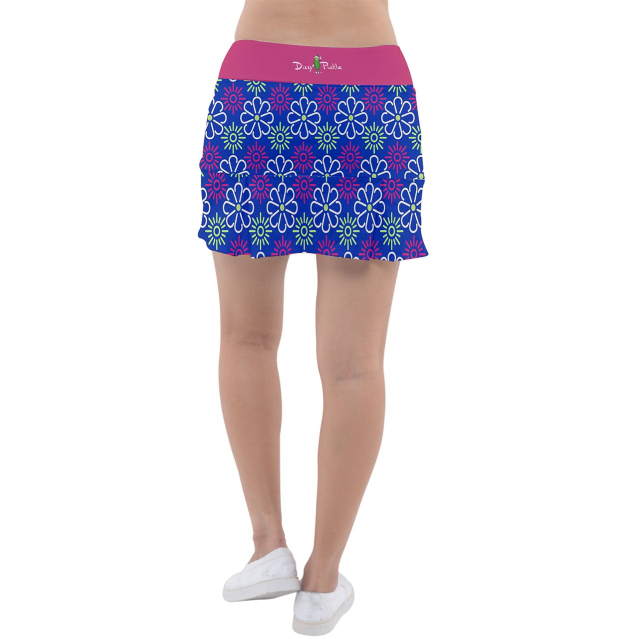 Dizzy Pickle April Royal Blue Women's Pickleball Classic 15" Pickleball Skort with Inner Shorts