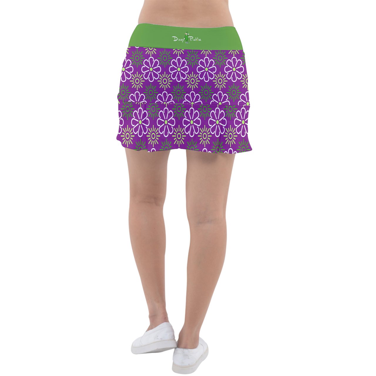 Dizzy Pickle April Purple Women's Pickleball Classic 15" Pickleball Skort with Inner Shorts