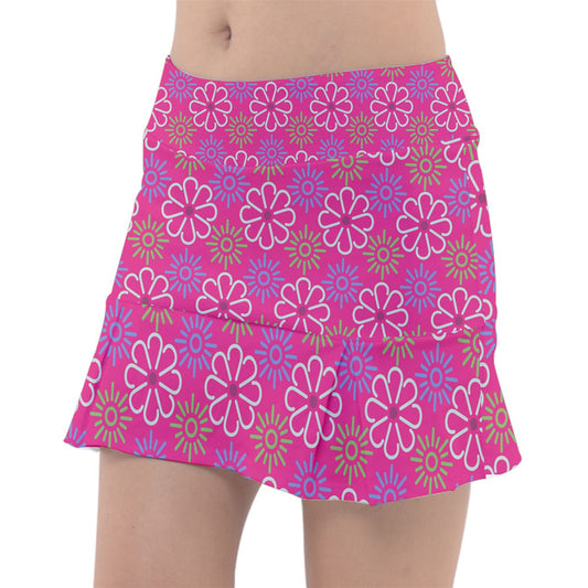 Dizzy Pickle April Pink Women's Pickleball Classic 15" Pickleball Skort with Inner Shorts