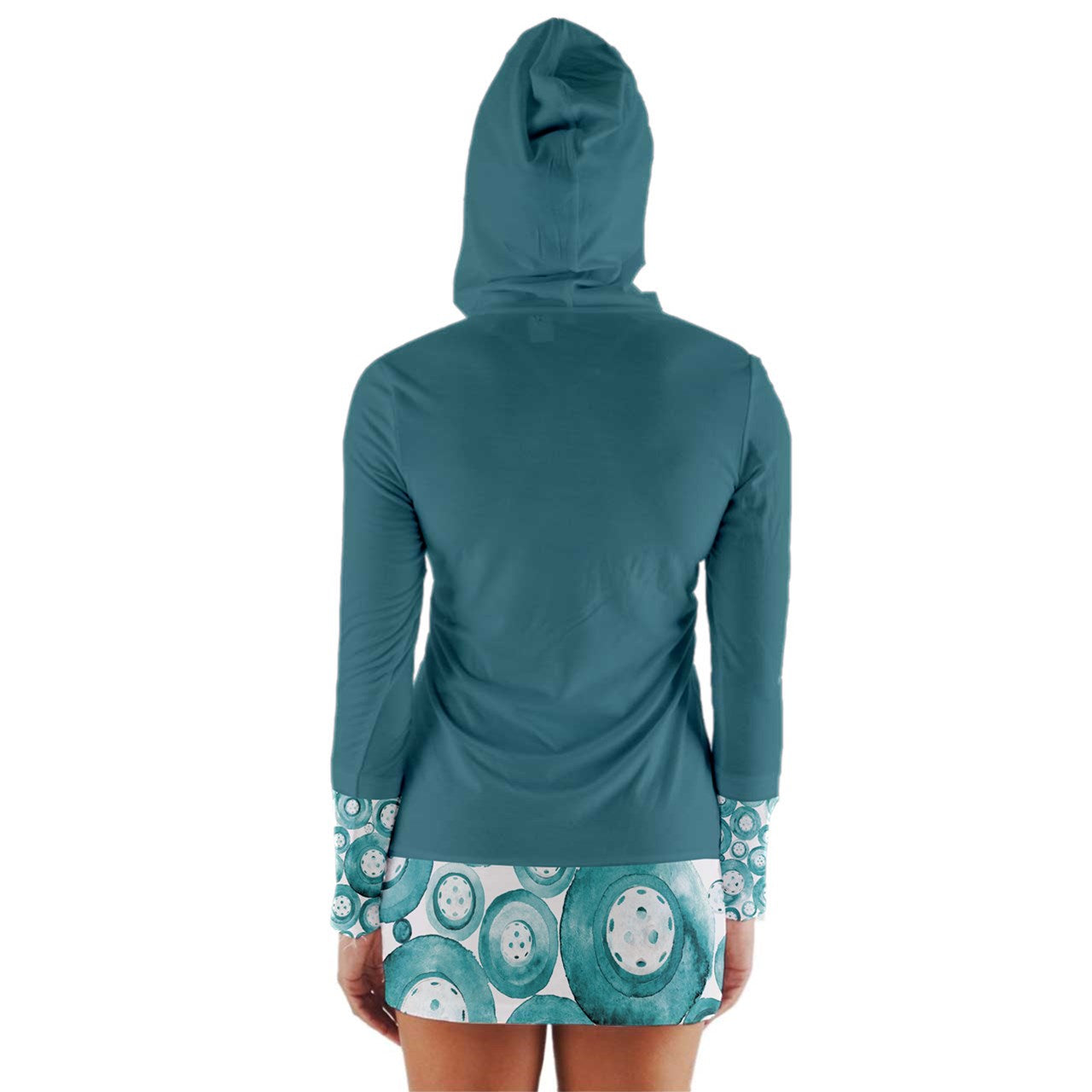 Dizzy Pickle Heidi TW Main Women's Pickleball Long Sleeve Hooded T-Shirt with Cuffs