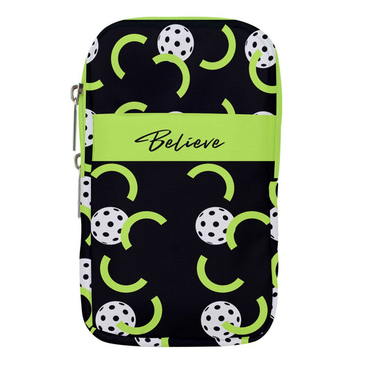 Dizzy Pickle Believe Black Pickleball Court Pouch (Large)