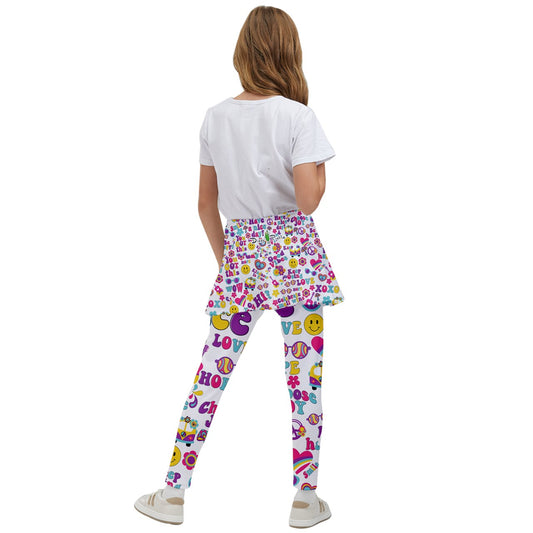 Dizzy Pickle Jenny Girl's Pickleball Skirted Leggings