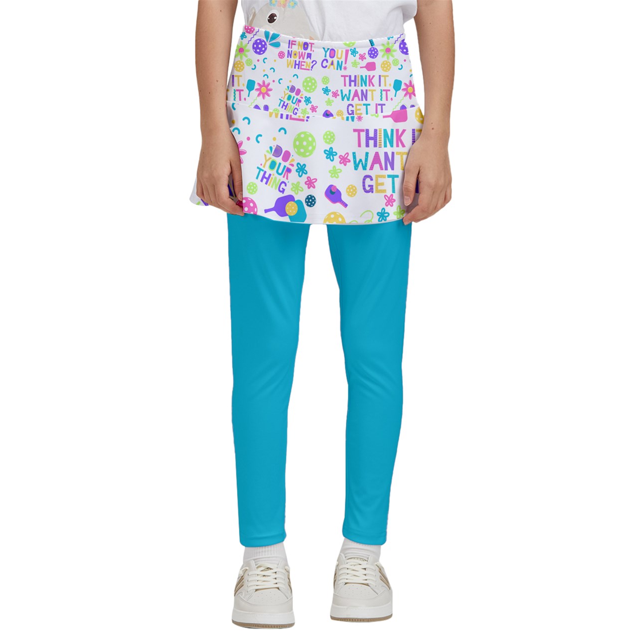 Dizzy Pickle Theresa Girl's Pickleball Skirted Leggings