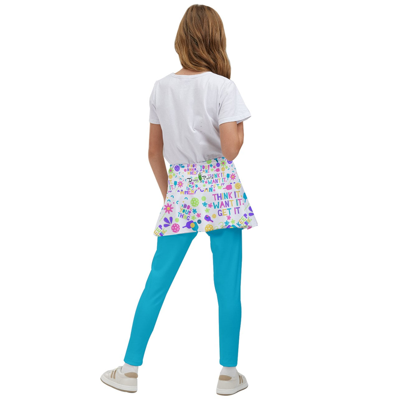 Dizzy Pickle Theresa Girl's Pickleball Skirted Leggings