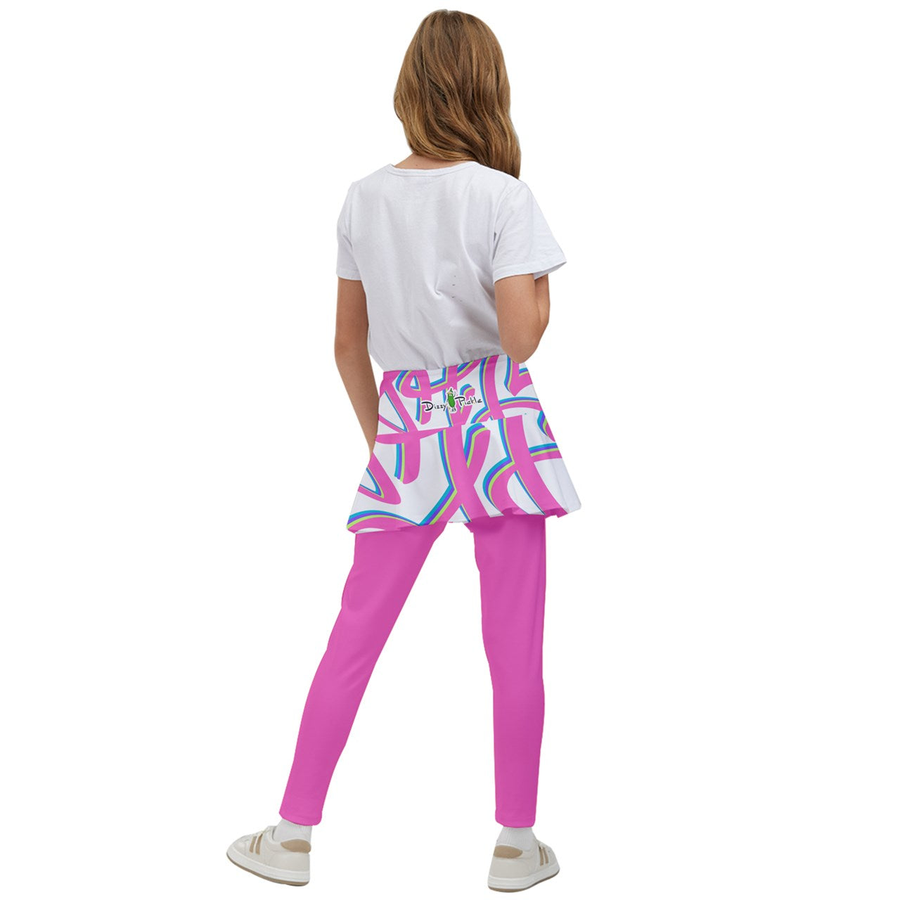 Dizzy Pickle Theresa Wiggles Girl's Pickleball Skirted Leggings