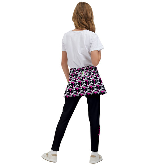 Dizzy Pickle Fearless Girl's Pickleball Skirted Leggings