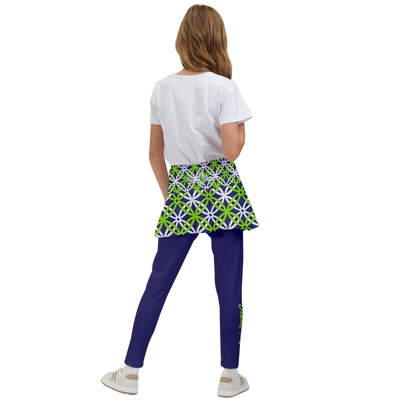 Dizzy Pickle Beautiful Girl's Pickleball Skirted Leggings