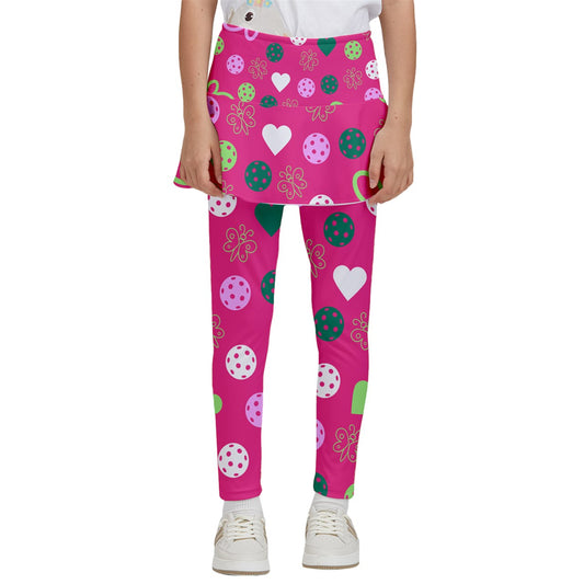 Dizzy Pickle Penny PG Girl's Pickleball Skirted Leggings