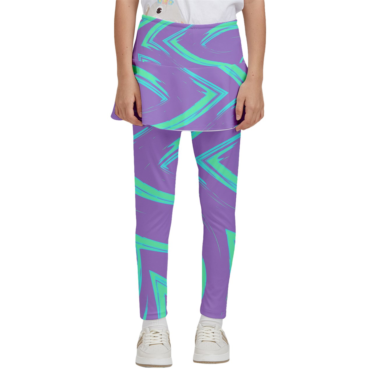 Dizzy Pickle Emily Move Girl's Pickleball Skirted Leggings