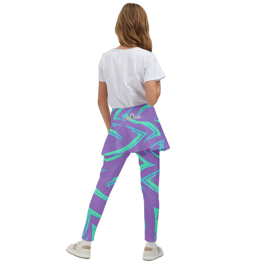 Dizzy Pickle Emily Move Girl's Pickleball Skirted Leggings