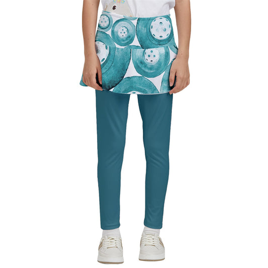 Dizzy Pickle Heidi TW Girl's Pickleball Skirted Leggings