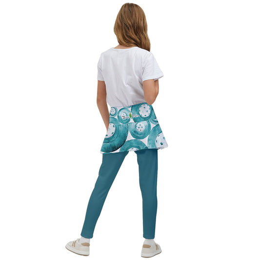 Dizzy Pickle Heidi TW Girl's Pickleball Skirted Leggings