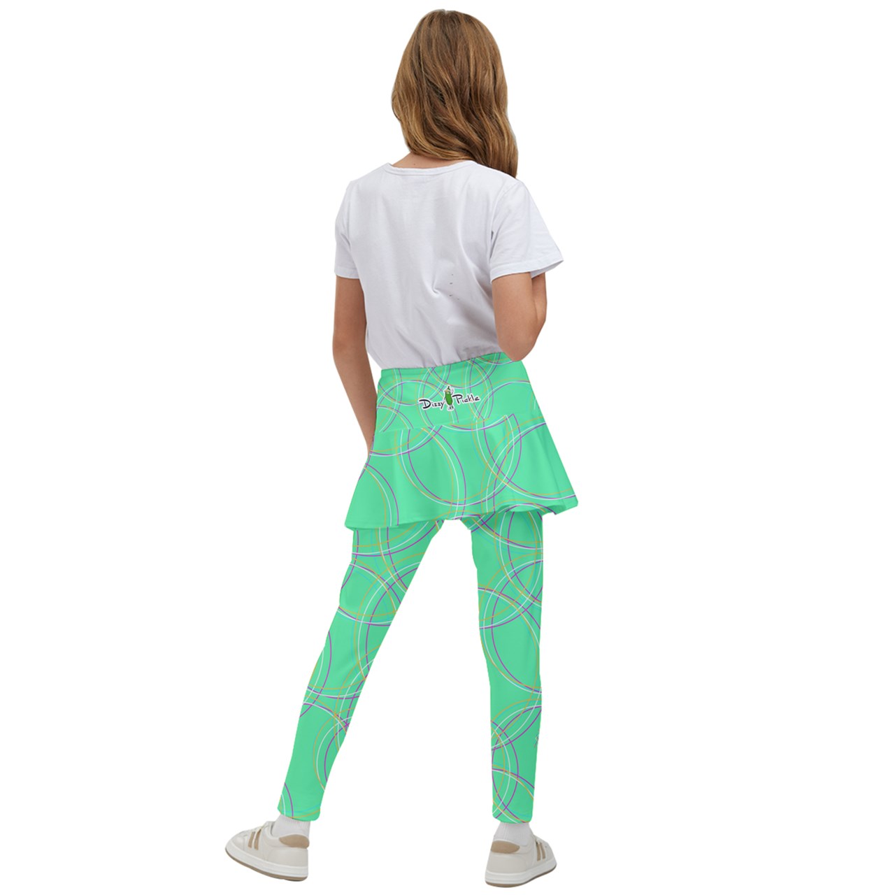 Dizzy Pickle Emily Focused Girl's Pickleball Skirted Leggings