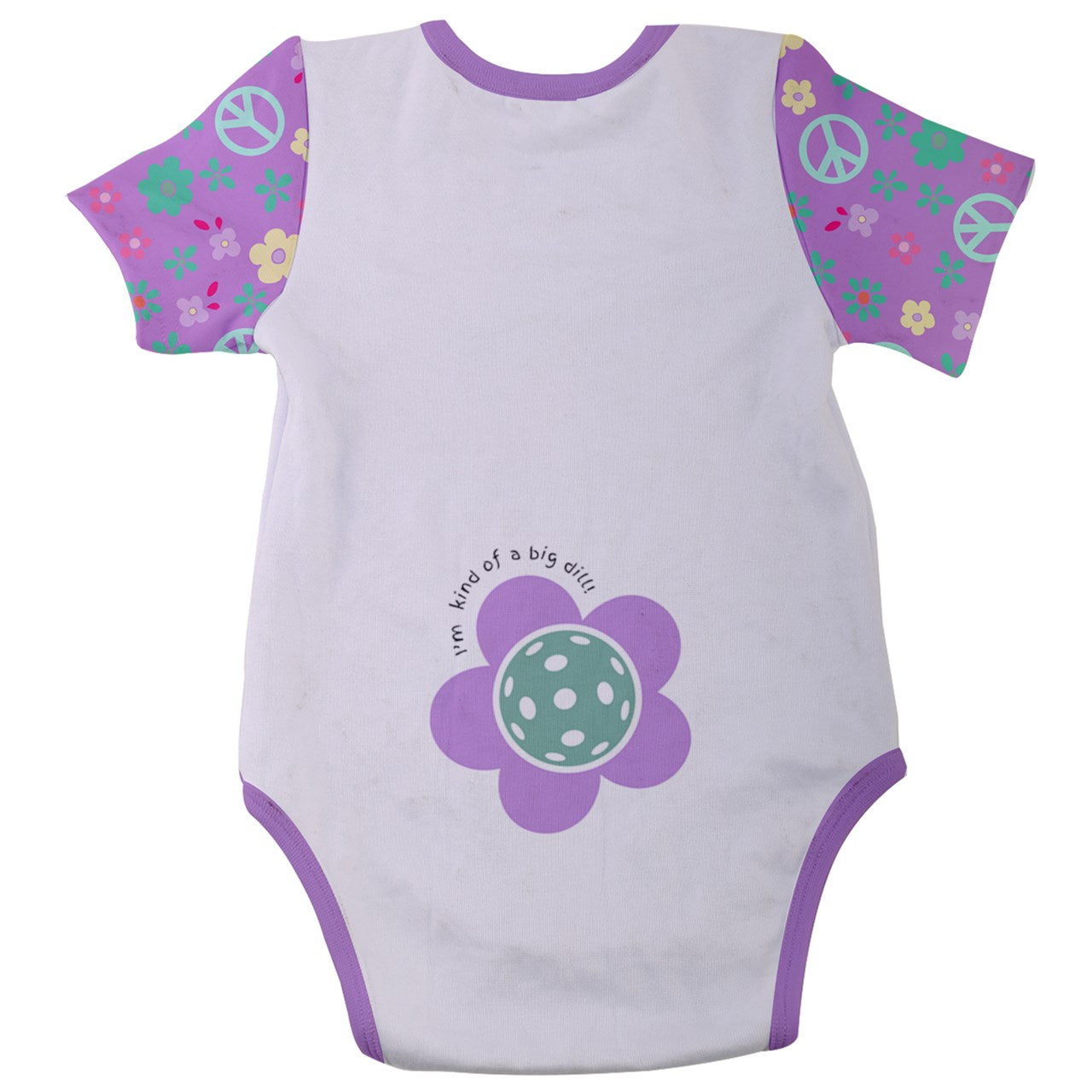 Dizzy Pickle Lil Dizzy Hope Lavender IKBD Baby Short Sleeve Onesie