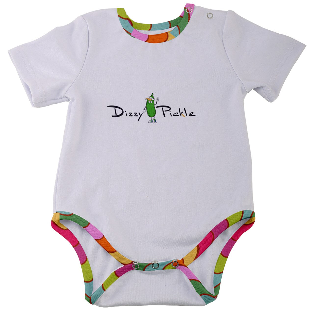 Dizzy Pickle Lil Dizzy Hannah Waves IKBD Baby Short Sleeve Onesie