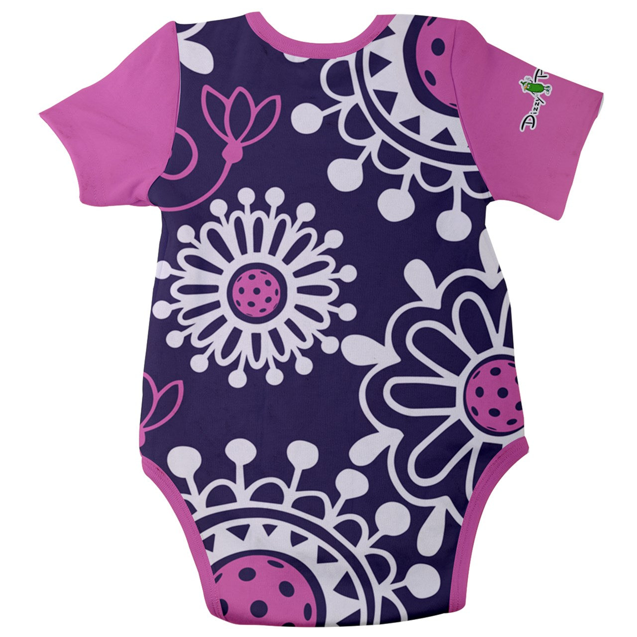 Dizzy Pickle Lil Dizzy Coming Up Daisies PP Baby Short Sleeve Onesie