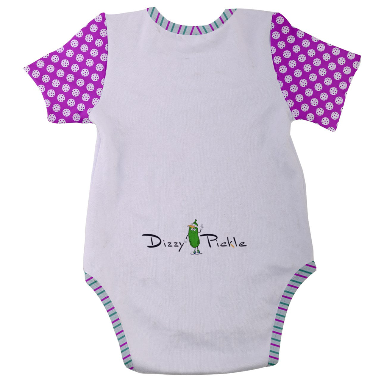 Dizzy Pickle Lil Dizzy GrayC Balls IKBD Baby Short Sleeve Onesie