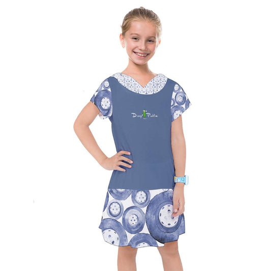 Dizzy Pickle Heidi BW Girl's Pickleball Drop Waist Dress