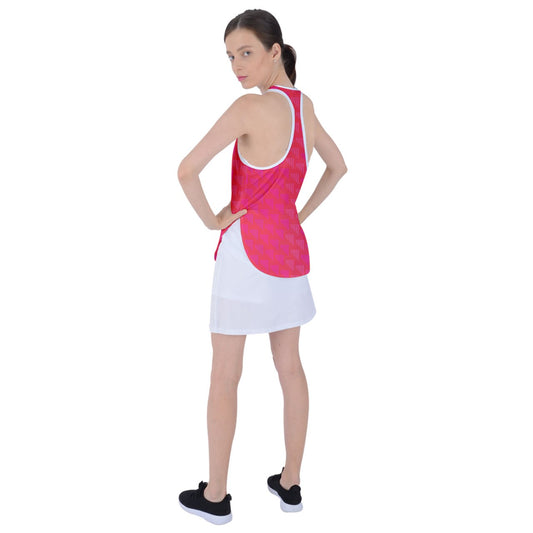 Dizzy Pickle GEO Watermelon Women's Pickleball Racer Back Mesh Tank Top