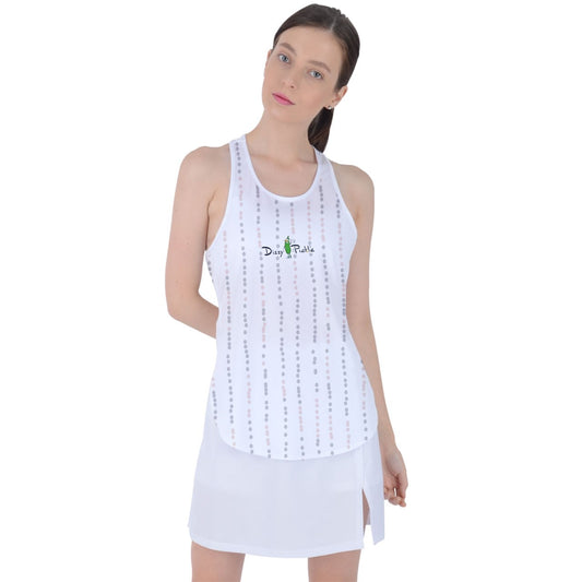 Dizzy Pickle GEO D006a Women's Pickleball Racer Back Mesh Tank Top