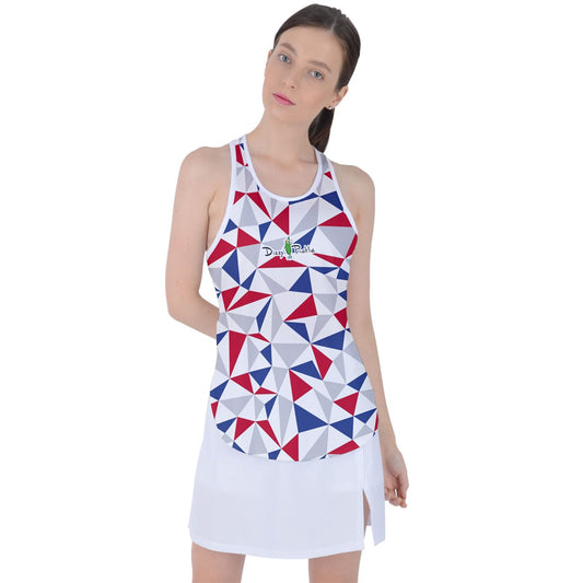 Dizzy Pickle DZY P Classic SS075a Women's Pickleball Racer Back Mesh Tank Top