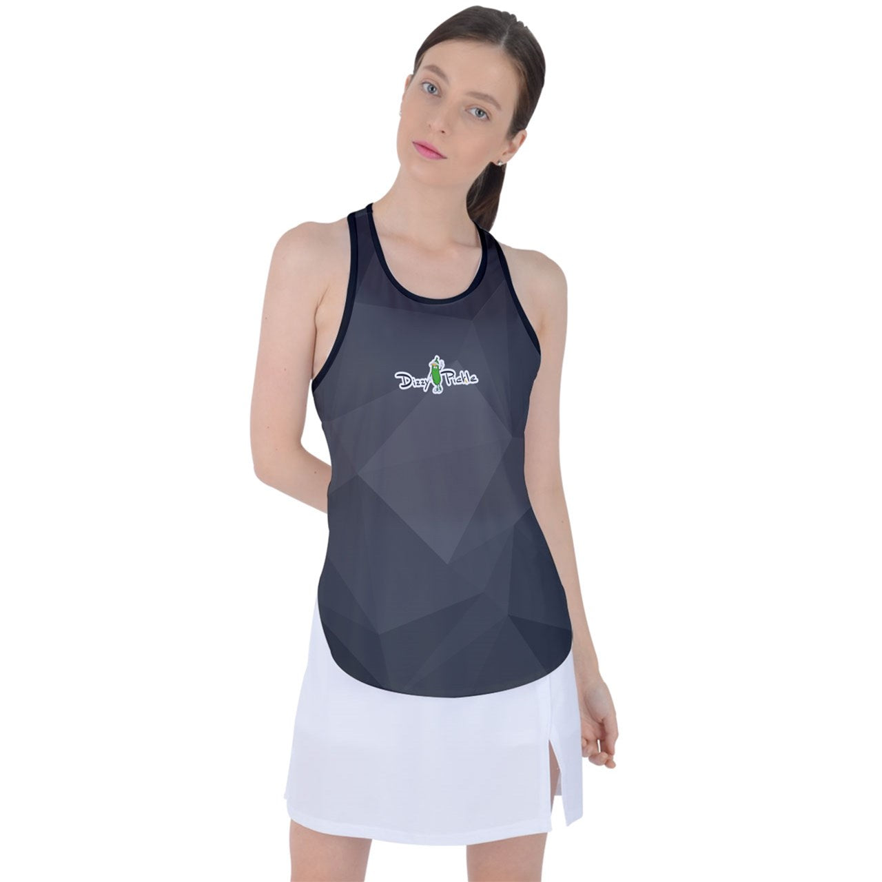 Dizzy Pickle Women's Pickleball Racer Back Mesh Tank Top 5T66L