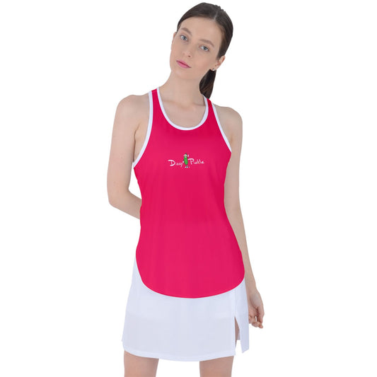 Dizzy Pickle DZY P Classic Watermelon Women's Pickleball Racer Back Mesh Tank Top