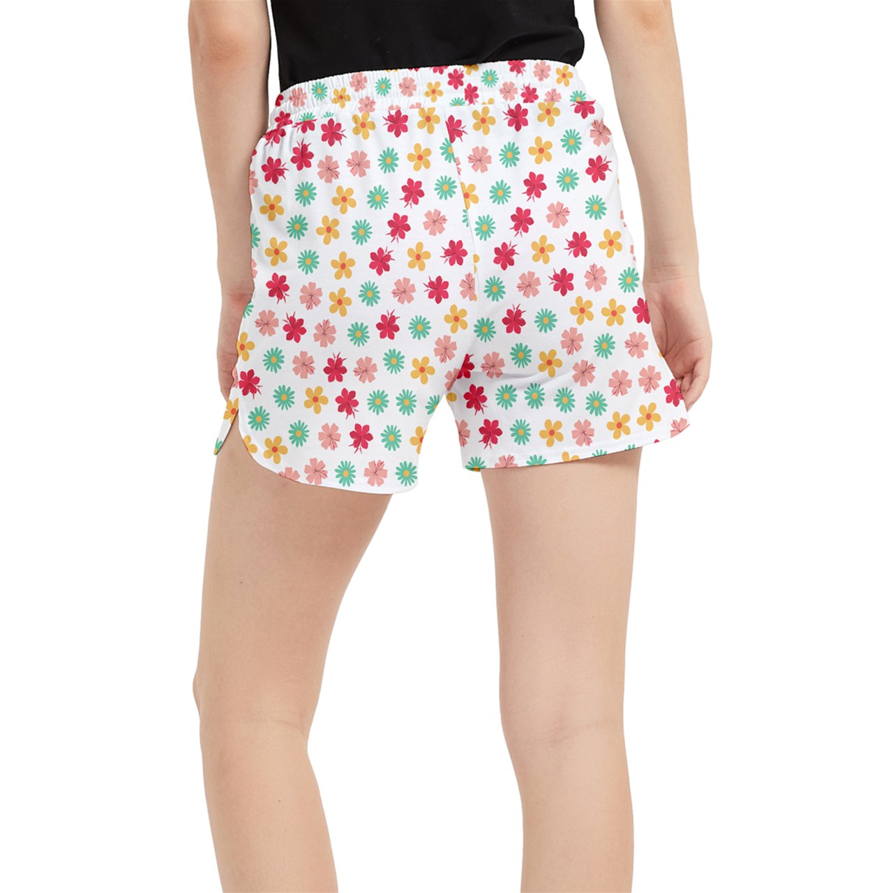 Dizzy Pickle Hannah Flowers Women's 5" Pickleball Side-Split Shorts with Pockets