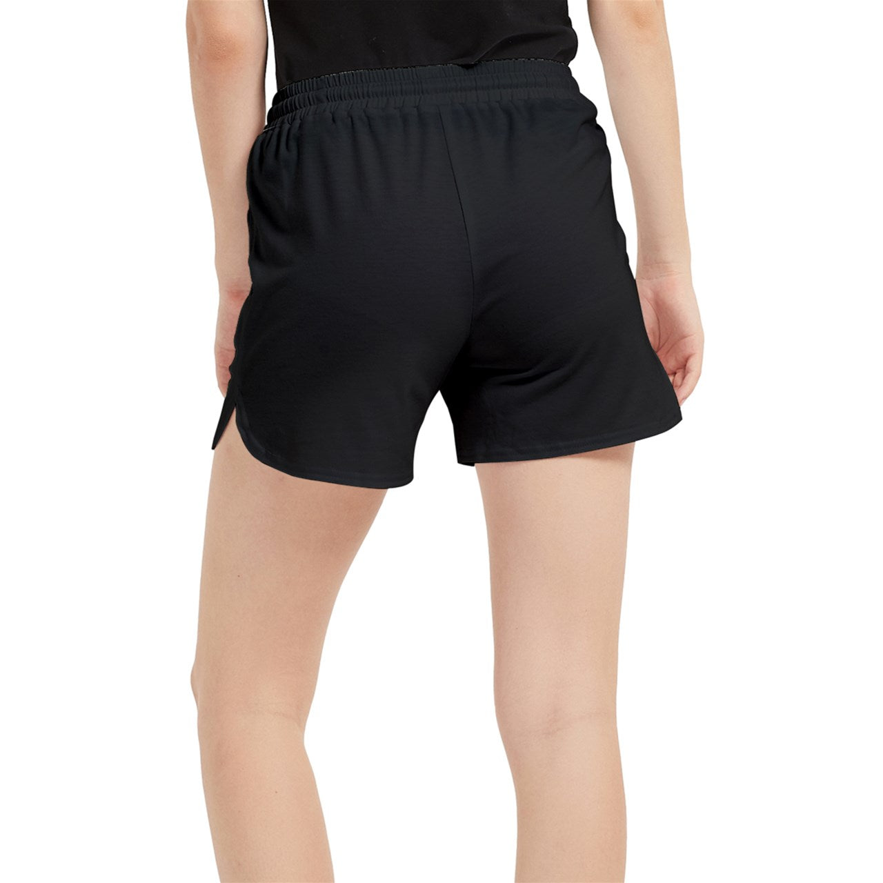 Dizzy Pickle Believe Black Solid Women's 5" Pickleball Side-Split Shorts with Pockets