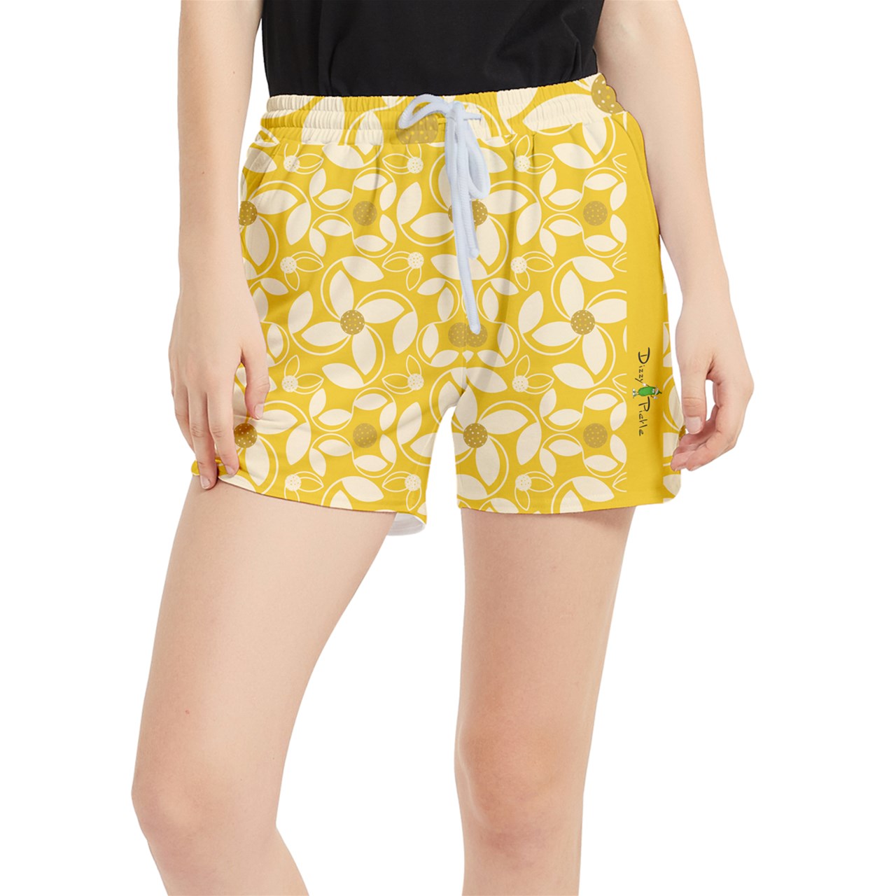 Dizzy Pickle Beth Gold Women's 5" Pickleball Side-Split Shorts with Pockets