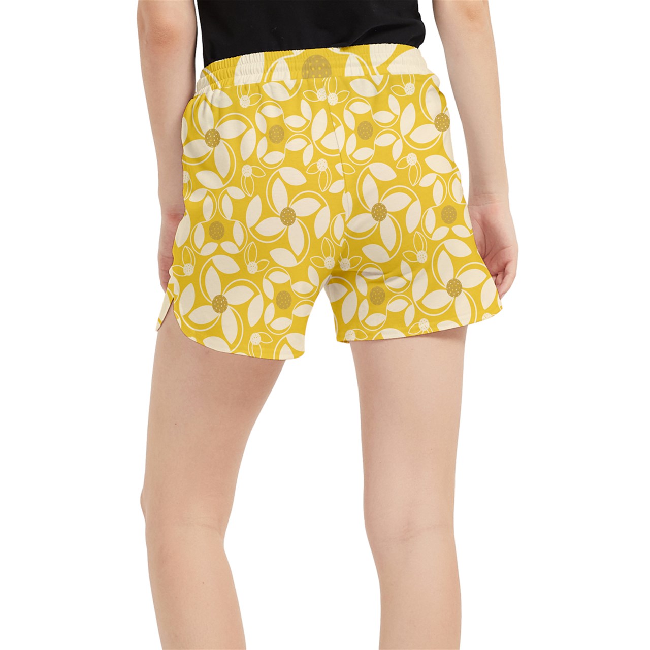 Dizzy Pickle Beth Gold Women's 5" Pickleball Side-Split Shorts with Pockets