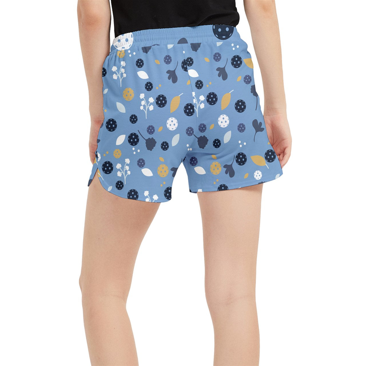 Dizzy Pickle Lesley Light Blue Women's 5" Pickleball Side-Split Shorts with Pockets