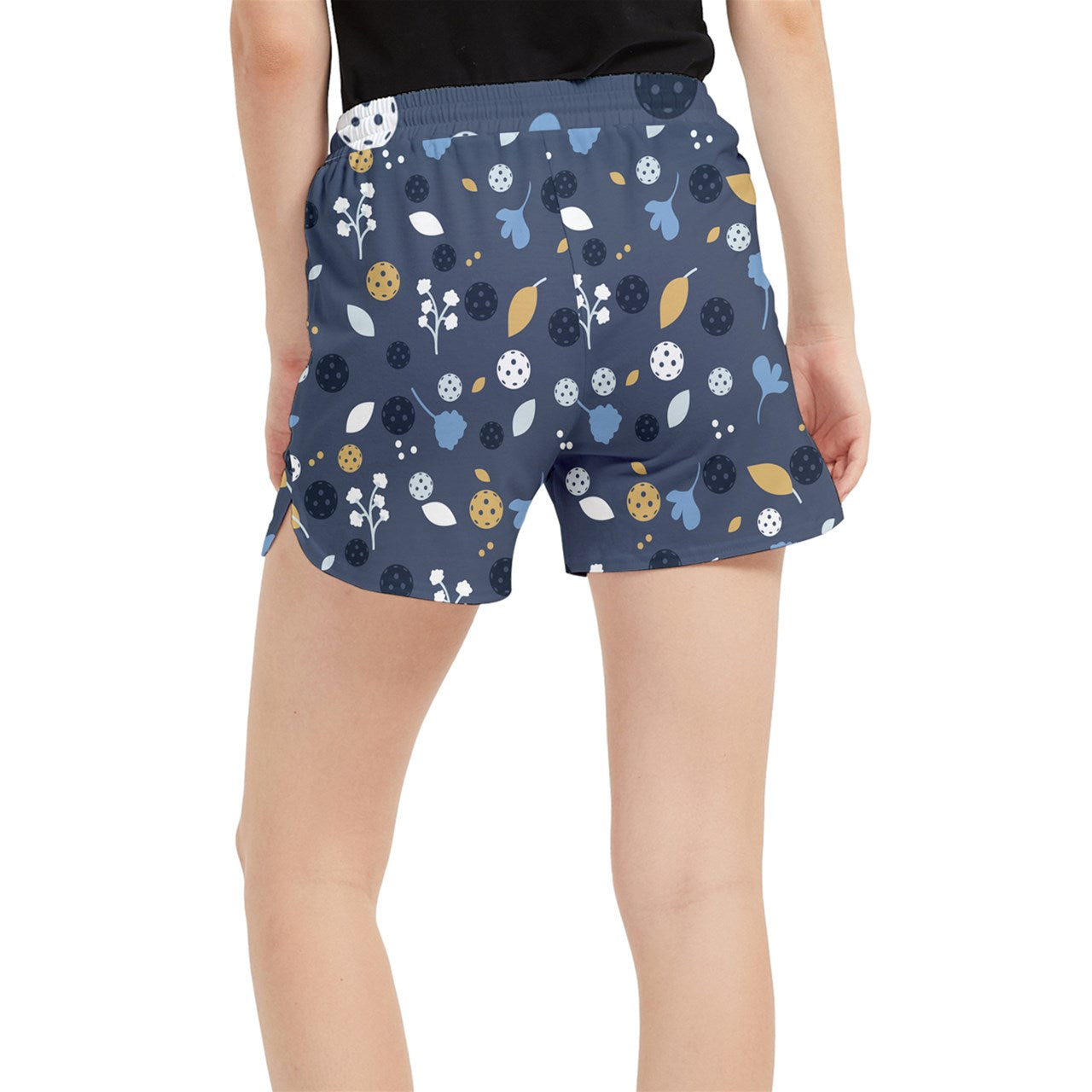 Dizzy Pickle Lesley Gray Women's 5" Pickleball Side-Split Shorts with Pockets