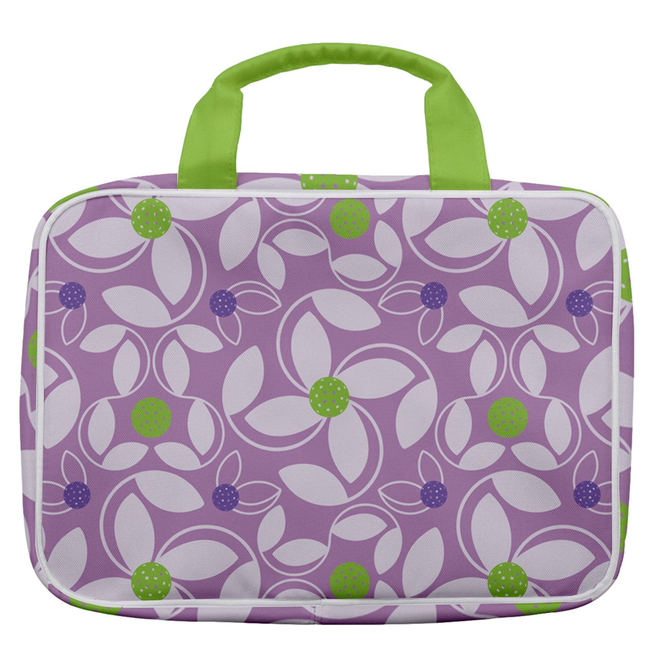 Dizzy Pickle Beth Lavender Women's Pickleball Travel Toiletry Bag with Hanging Hook