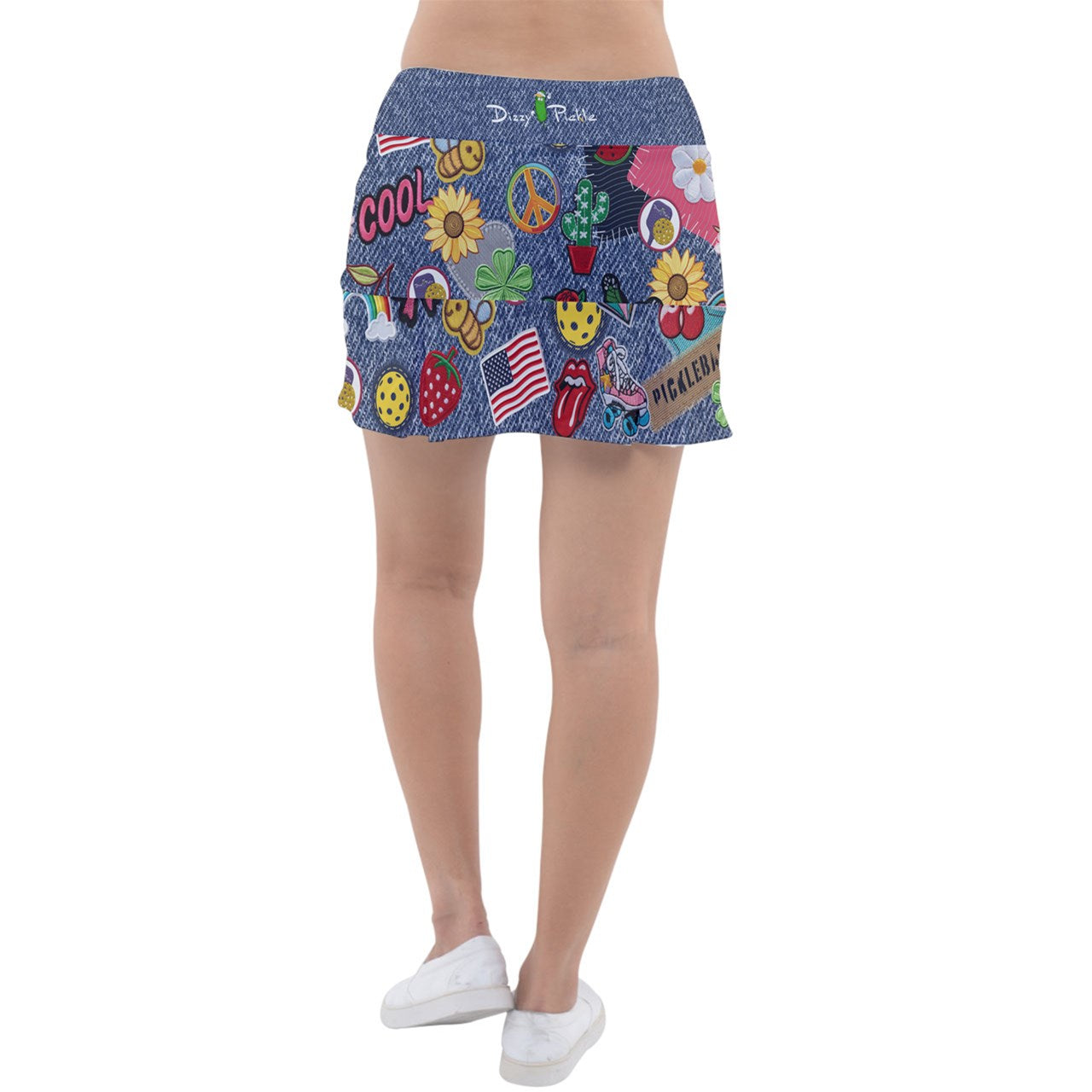 Dizzy Pickle Amy Patches Women's 15" Classic Pickleball Skort