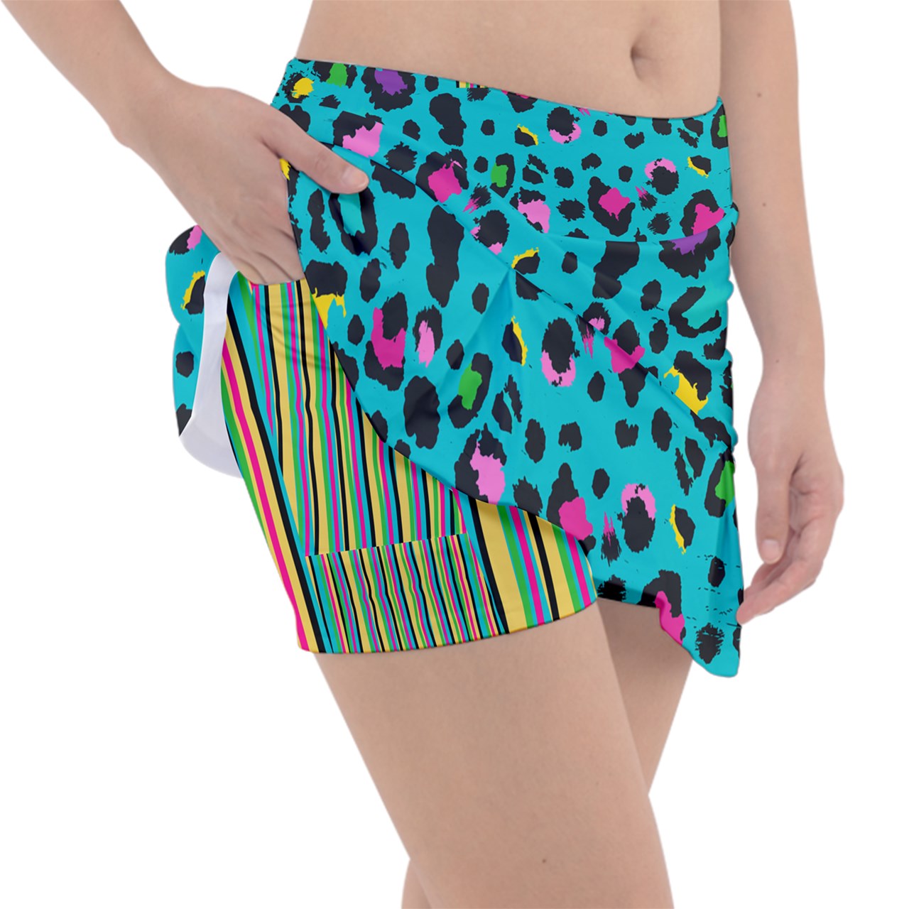 Dizzy Pickle Amber Cool Teal Pocket Women's 15" Classic Pickleball Skort