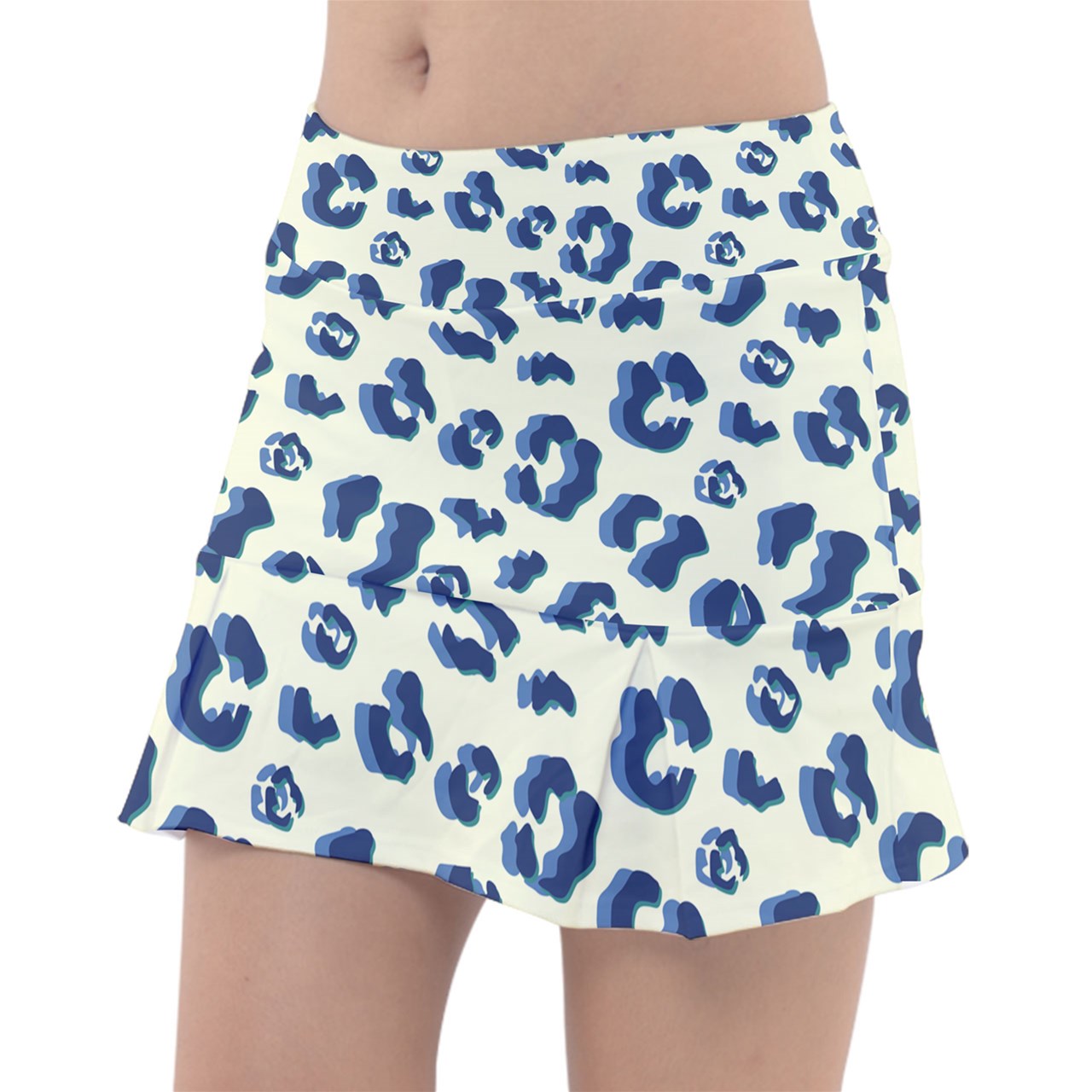 Dizzy Pickle Anne Leopard Print Women's 15" Classic Pickleball Skort