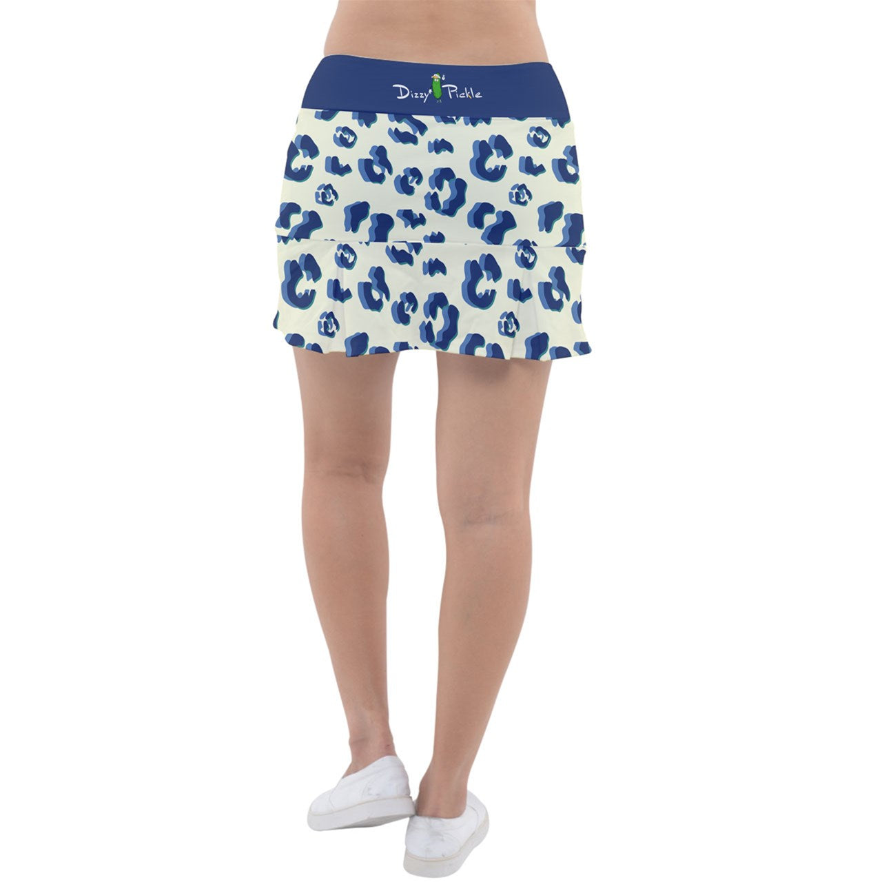 Dizzy Pickle Anne Leopard Print Women's 15" Classic Pickleball Skort