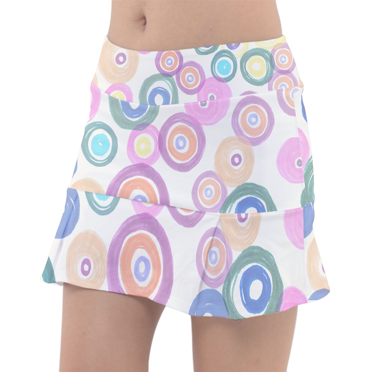 Dizzy Pickle Jessie Circles Women's 15" Classic Pickleball Skort