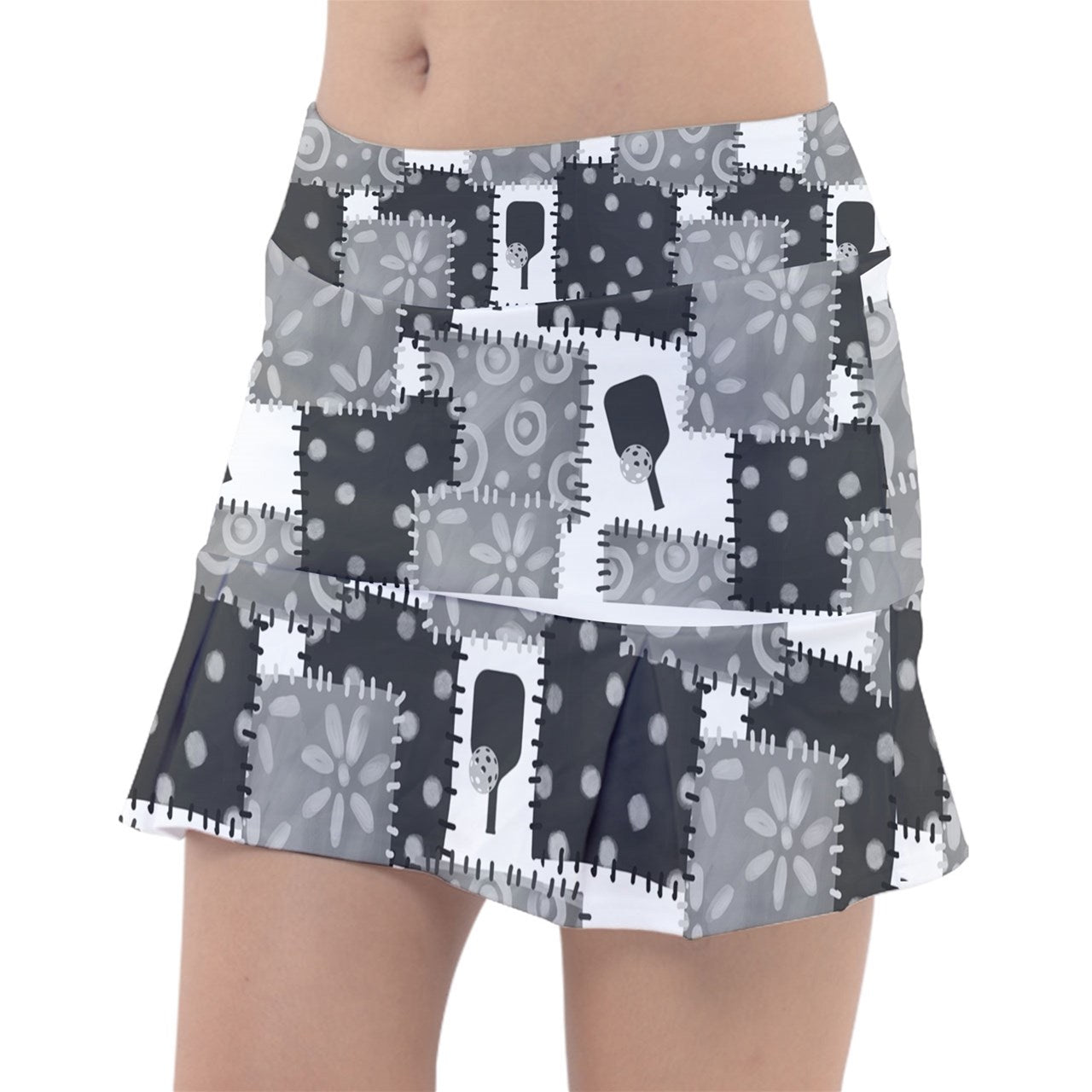 Dizzy Pickle Mary Patches Paddles Women's 15" Classic Pickleball Skort