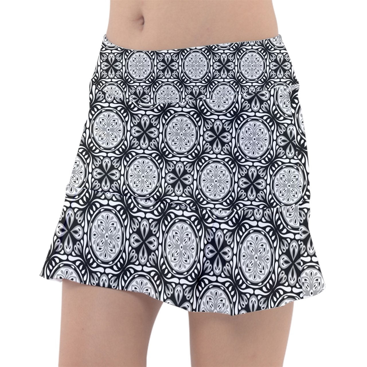 Dizzy Pickle Tracy Black1 Women's 15" Classic Pickleball Skort