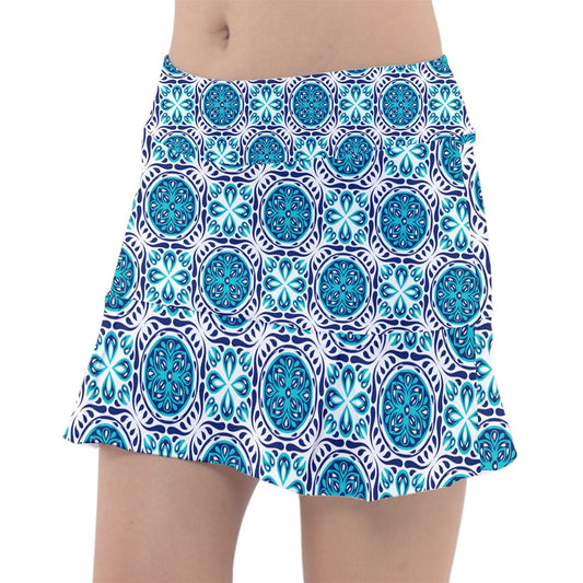 Dizzy Pickle Tracy Turquoise1 Women's 15" Classic Pickleball Skort