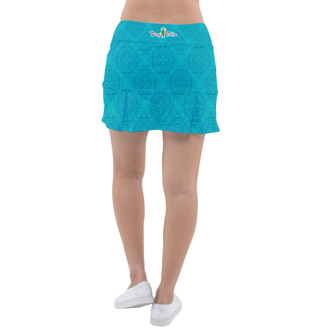 Dizzy Pickle Tracy Turquoise2 Women's 15" Classic Pickleball Skort