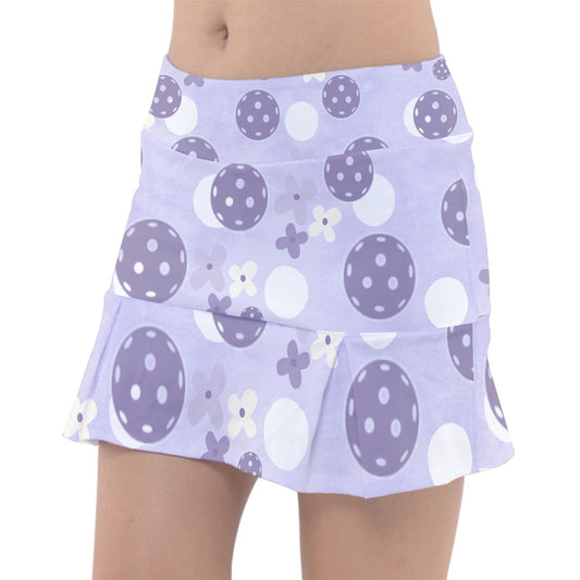 Dizzy Pickle Sophie Blooms and Balls Women's 15" Classic Pickleball Skort