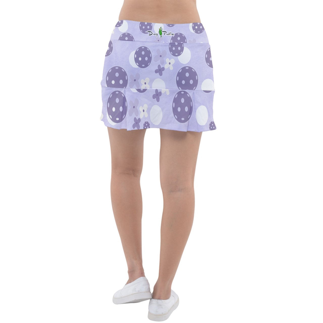 Dizzy Pickle Sophie Blooms and Balls Women's 15" Classic Pickleball Skort