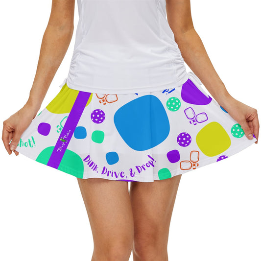 Dizzy Pickle Sharon Paddle Up Women's Pickleball Court Skorts with Inner Shorts