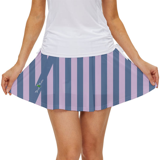 Dizzy Pickle Laura Stripes Women's Pickleball Court Skorts with Inner Shorts