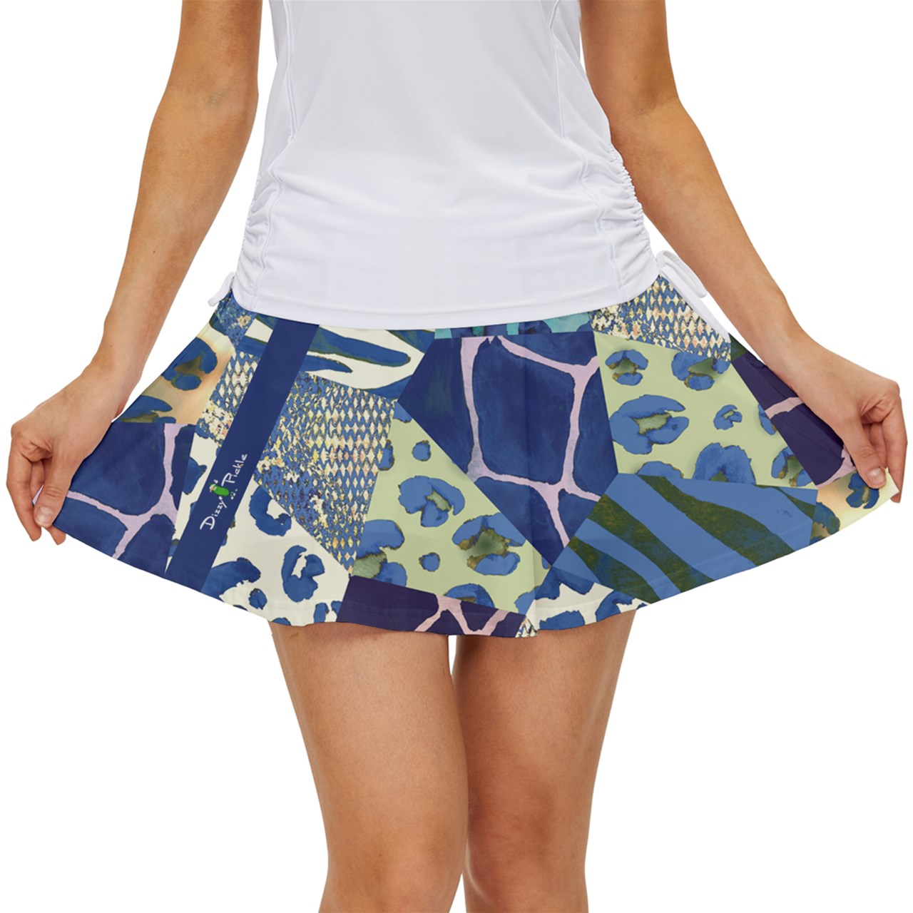 Dizzy Pickle Anne Gone Wild Women's Pickleball Court Skorts with Inner Shorts