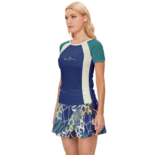 Dizzy Pickle Anne Gone Wild Women's Pickleball Sports Set (Shirt and Skort)